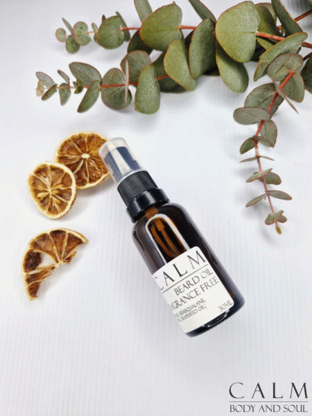 Calm Beard Oil – Fragrance Free (30ml)