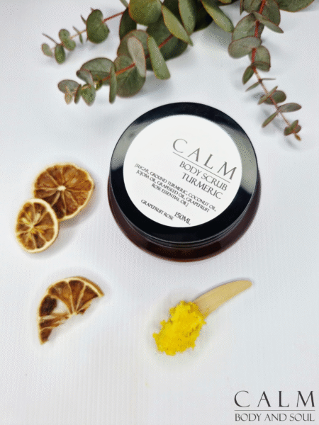 Calm Body Scrub – Turmeric with Grapefruit Rose (150ml)