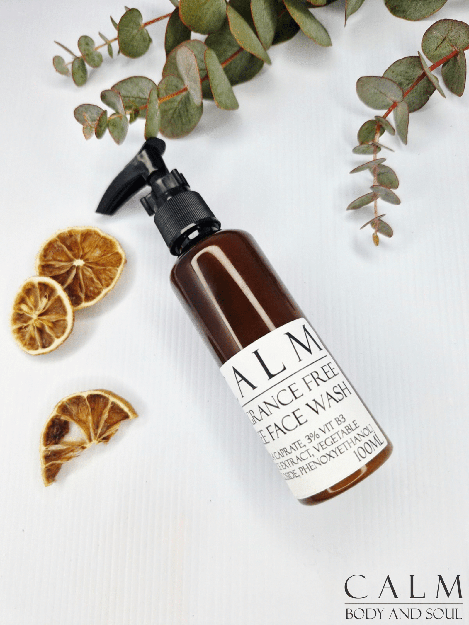 Calm Face Wash – Fragrance Free, SLS Free (100ml)