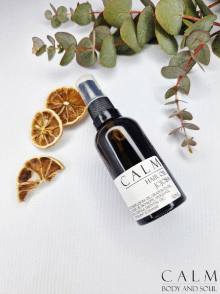 Calm Hair Oil – Jojoba with Peppermint & Rosemary (50ml)